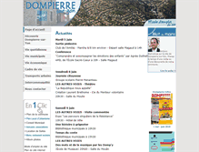 Tablet Screenshot of dompierre-sur-yon.fr